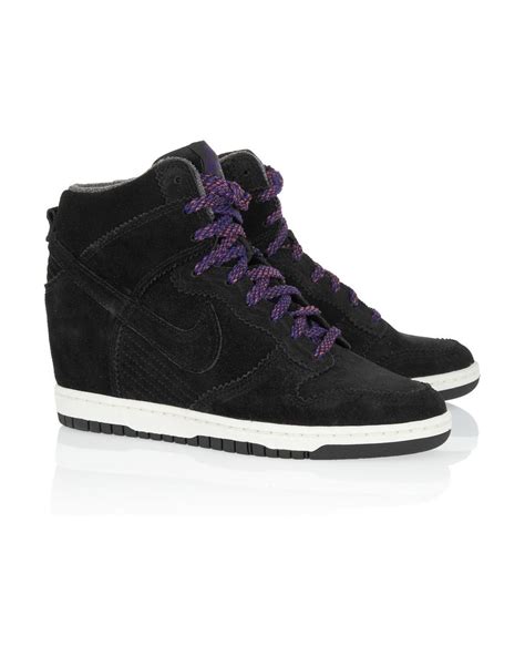 nike wedges suede